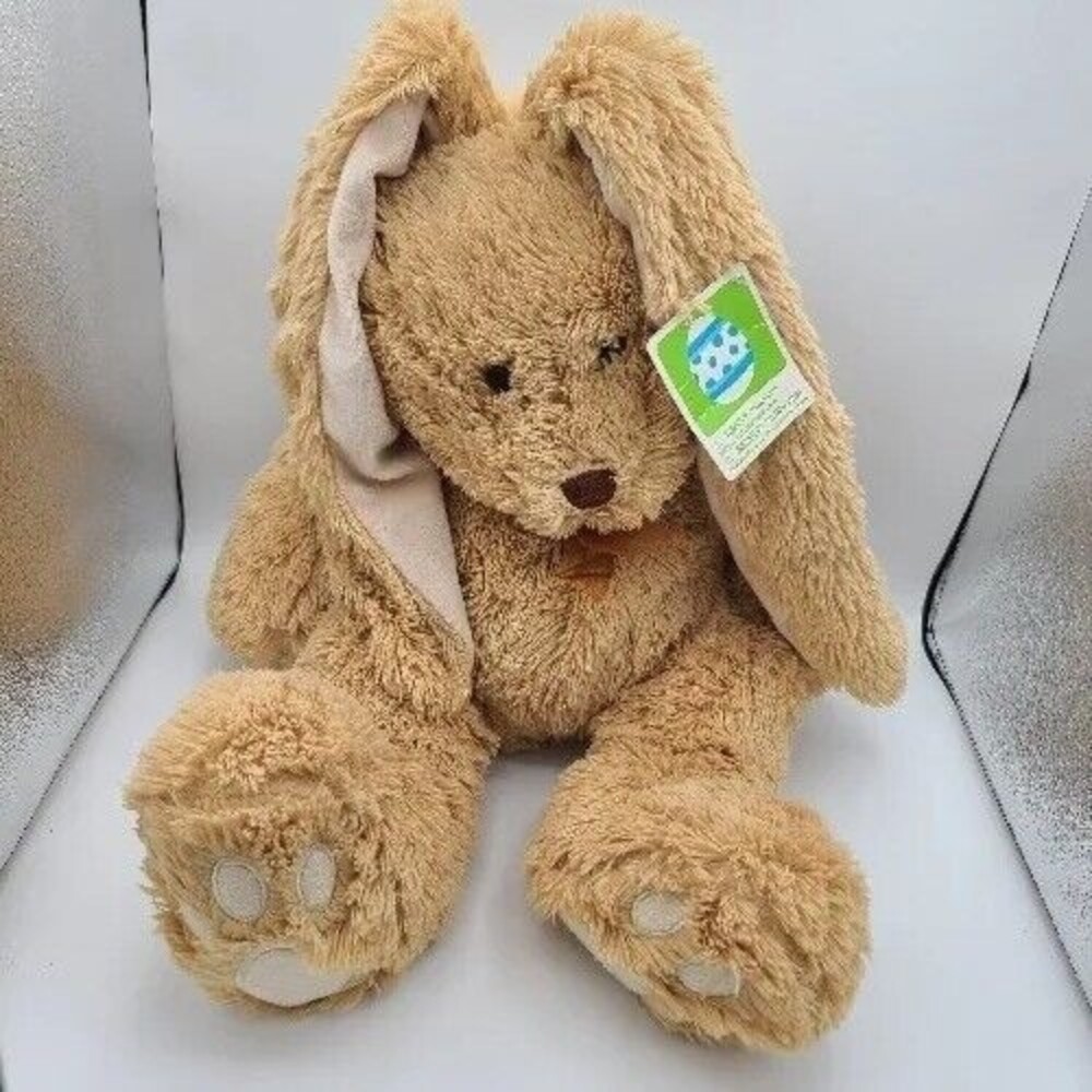 Hug Fun 23 Inch Plush Bunny Rabbit Stuffed Animal Toy Brown Soft Squishy